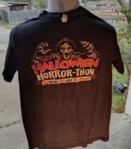 Halloween 2017 Horror-thon Shirt medium F18 - $12.68