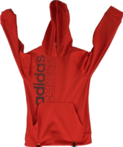 Adidas Hoodie Boys Size Large Red Fade Horizon Pullover  Fleece Kangaroo Pockets - £9.31 GBP