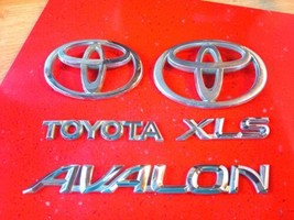 2000-2004 Toyota Avalon XLS  Rear Trunk / Front Emblem Badge Logo Set OEM - £21.64 GBP