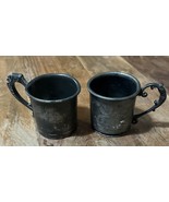 Derby S.P. International Silver Co.  &amp; New Amsterdam Co. Cup Set - $351.62 MXN