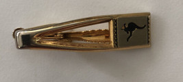 Very Nice Vintage Gold Tone Hickok Jumping Kangaroo Tie Bar Clip - £7.38 GBP