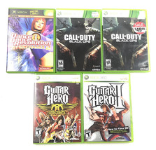 Lot of 1 Xbox &amp; 4 Xbox 360 EMPTY Game Cases w/ Manuals *NO GAMES*  - £8.64 GBP