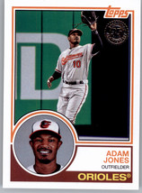 2018 Topps 1983 Topps Baseball 83-73 Adam Jones  Baltimore Orioles - $0.99