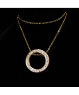 Diamond necklace Eternity necklace Friendship necklace Sweetheart neckla... - £97.95 GBP