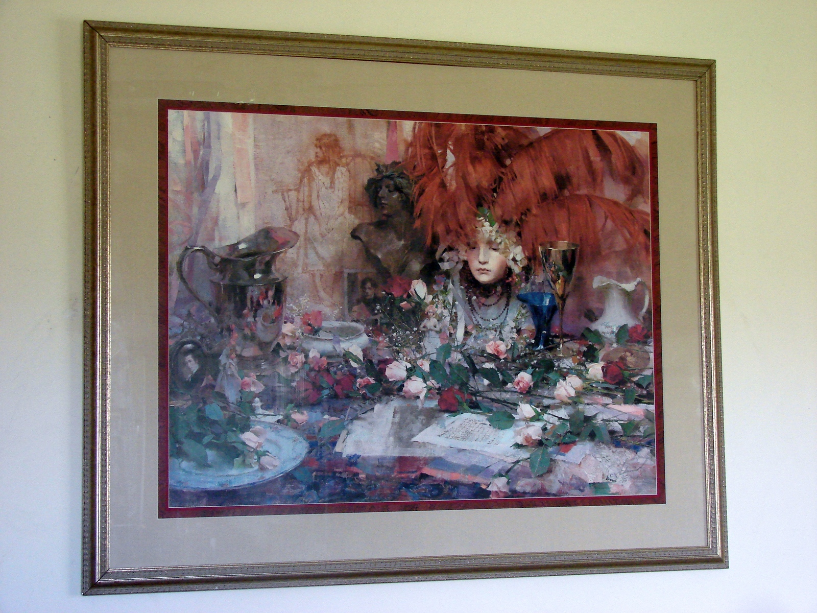 Framed and Matted Ltd Edition  Print by Richard Schmid , "Memories"	 - $425.00