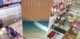 Eternity Summer 2019 by Calvin Klein 3.4oz 100 EDT Spray for Men Eau De Toilette - £47.06 GBP