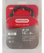 Oregon S52 Advance Cut, 14", Chainsaw Chain, Echo Husqvarna Poulan Craftsman - $12.25