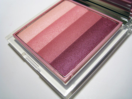 Clinique Shimmering Stripes Powder Blusher in Tuxedo Plums - Full Size - Limited - $34.95