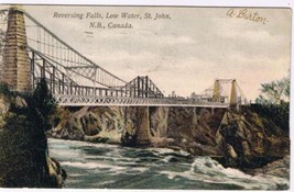 New Brunswick Postcard St John Reversing Falls Low Water - £3.80 GBP