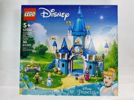New! LEGO Disney Cinderella and Prince Charming&#39;s Castle Set 43206 &amp; Ste... - $45.99
