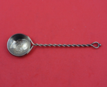 Dutch Coin Silver Demitasse Spoon Bowl with Twisted Handle Dated 1863 4 ... - £69.28 GBP
