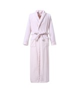 RH Bathrobe Gown Women&#39;s Warm Collared Fleece Robe Dressing Bath Sleep R... - $46.99