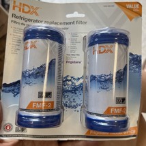 HDX FMF-2 Premium 2 Pc WF1CB Refrigerator Water Filter Replacement Frigidaire - £18.76 GBP