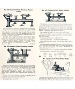 1922 N.T. Bushnell Bench Lathes Tool Advertisement Catalogue Hardware DWA21 - $24.99