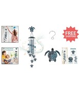 Elegant Turtle Wind Chime with 4 Aluminum Tubes - Perfect for Gardens &amp; ... - $39.93 CAD