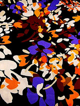 Maywood Studios Fabric Enchanted Rainforest 59 X 44&quot; purple black orange QUALITY - £8.09 GBP