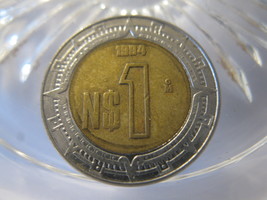 (FC-386) 1994 Mexico: 1 Peso - Bi-Metal - $1.00