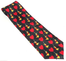 Disney Winnie Pooh Mens Neck Tie Necktie Hearts Valentine Day Dad - $24.95