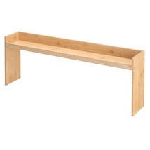 Over the Stove Spice Shelf Spice Rack Kitchen Organizer 32.6x13in Bamboo... - $34.74