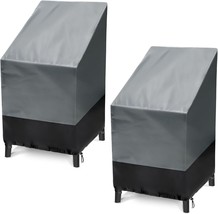 The Product Is A Set Of Two Waterproof Outdoor Stack Chairs With Covers, - $34.96