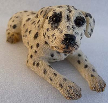 1980 s Seated DALMATIAN Dog Figurine GREAT Expression! - £16.01 GBP