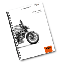 KTM 2022 - 1290 SUPER DUKE R - OWNERS MANUAL USER GUIDE - $49.00