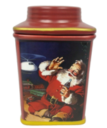 Christmas Santa Cookie Jar Canister Coca-Cola Coke Sakura 2002 - $19.00
