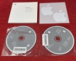 Apple Mac Pro OS X 10.4.9 Install Restore 2 Disc Set Sticker &amp; Manual OE... - £19.07 GBP