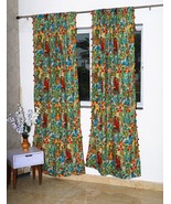 Frida Kahlo Boho Bohemian Living Room Cotton Printed Window Curtains wit... - £30.56 GBP