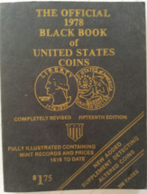 The Official 1978 Black Book Of United States Coins 15th Edition, Altere... - $15.95