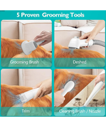 Pet Grooming Kit Vacuum Dog Grooming Clippers Pet Hair Remover with Powe... - $350.00