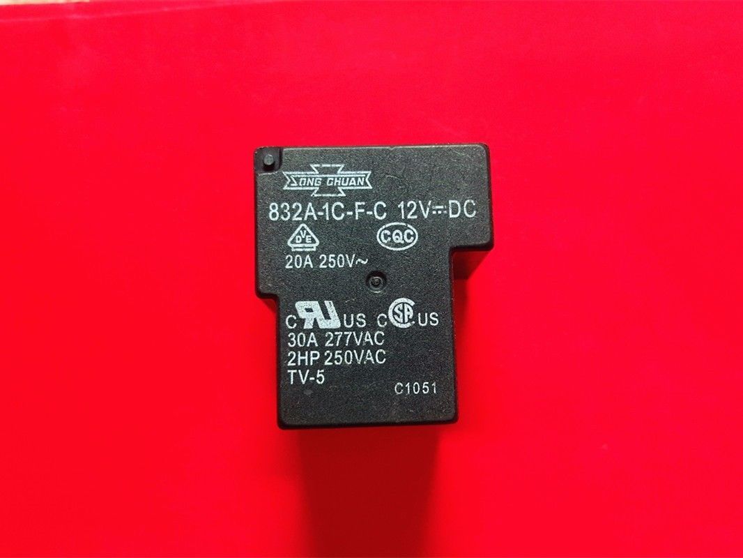 832A-1C-F-C, 12VDC Relay, SONG CHUAN Brand New!!