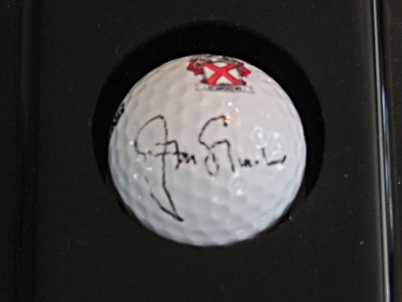 Primary image for JACK NICKLAUS GOLF LEGEND SIGNED AUTO ST ANDREWS SPALDING GOLF BALL 