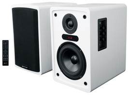 Rockville ELITE-5W White 800w Home Audio 5.25&quot; Bluetooth Bookshelf Speakers - £167.54 GBP