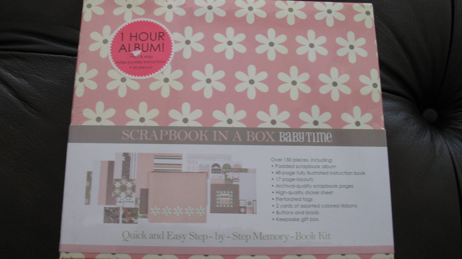 Scrapbook in a Box Babytime Includes Over 150 Pieces - $34.99