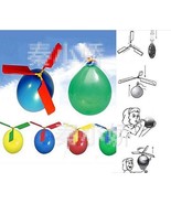 Colorful Balloon Helicopter Aircraft Flying Toy - 1x w/Random Color and ... - £4.70 GBP