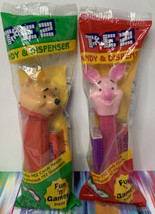 Winnie the Pooh Piglet Lot of 2 PEZ Candy Dispensers New and Sealed Disney - $11.87