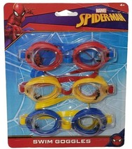 What Kids Want! Marvel Spider-Man Boy Girl Kid Swim Goggles (4+) 3 Pcs. - £9.48 GBP