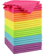 Microfiber Cleaning Cloth 24 Pack, Highly Absorbent Cleaning Supplies, L... - $196.22 MXN