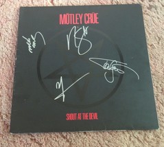 MOTLEY CRUE autographed  SIGNED  #1  Record  - $699.99