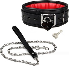 Leather Collar for Dogs,Adjustable Soft Pet Collar with Alloy Buckle (Bl... - £11.42 GBP