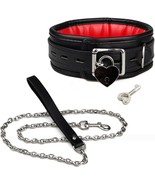 Leather Collar for Dogs,Adjustable Soft Pet Collar with Alloy Buckle (Bl... - £11.49 GBP