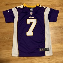 Nike NFL Minnesota Vikings #7 Christian Ponder Jersey Kids sz S - £17.78 GBP