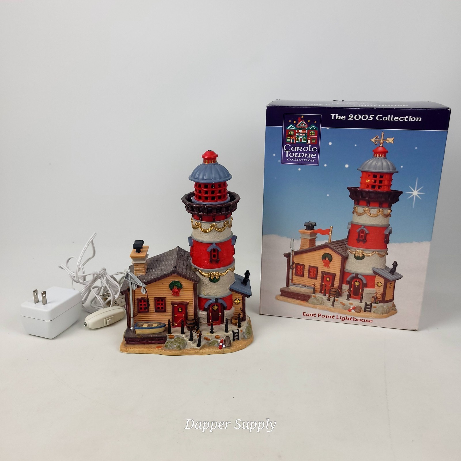 Lemax Carole Towne Collection Christmas Village House 2005 East Point Li... - $44.54