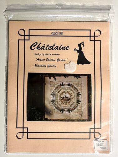 Chatelaine Mandala Counted Cross Stitch Alpine Seasons Garden Martina Weber 045 - $39.34
