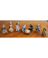 Vintage Dog Christmas Nativity Set of 8 Resin Figurine Canines Missing A... - $799.16 MXN