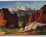 1949 Summit of Pikes Peak Colorado Postcard - $10.89