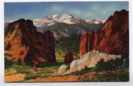 1949 Summit of Pikes Peak Colorado Postcard - $10.89
