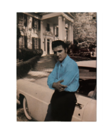 Elvis Presley Magnet Graceland blue sweater E9017 - $9.99