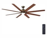 Home Decorator Kensgrove 72” Integrated LED  Espresso Bronze Ceiling Fan... - £186.44 GBP